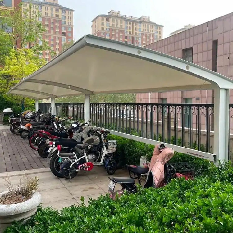 周宁县膜结构电动车棚